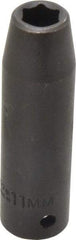 Proto - 1/2" Drive 11mm Deep Impact Socket - 6 Points, 3-1/4" OAL - Makers Industrial Supply