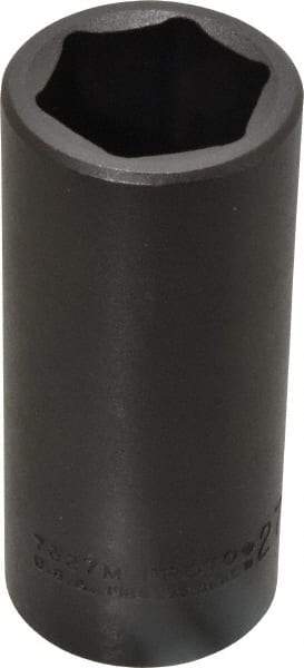 Proto - 1/2" Drive 27mm Deep Impact Socket - 6 Points, 3-1/2" OAL - Makers Industrial Supply