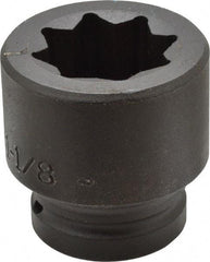 Proto - 3/4" Drive 1-1/8" Standard Impact Socket - 8 Points, 2-1/4" OAL - Makers Industrial Supply