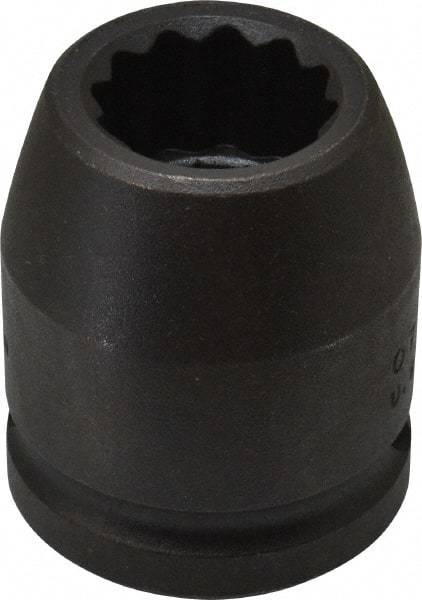 Proto - 3/4" Drive 13/16" Standard Impact Socket - 12 Points, 1-15/16" OAL - Makers Industrial Supply