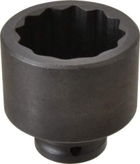 Proto - 3/4" Drive 2-1/8" Standard Impact Socket - 12 Points, 3-3/32" OAL - Makers Industrial Supply