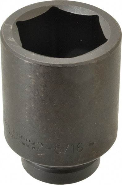 Proto - 1" Drive 2-5/16" Deep Impact Socket - 6 Points, 4-3/4" OAL - Makers Industrial Supply