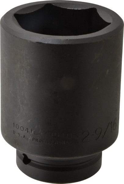 Proto - 1" Drive 2-9/16" Deep Impact Socket - 6 Points, 5" OAL - Makers Industrial Supply