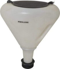 PRO-LUBE - 9-1/2" Diam, Spill Proof Funnel - Makers Industrial Supply