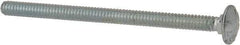 Value Collection - #10-24 UNC 3" Length Under Head, Standard Square Neck, Carriage Bolt - Grade 2 Steel, Zinc-Plated Finish - Makers Industrial Supply