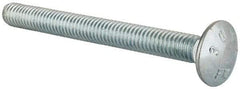 Value Collection - 5/16-18 UNC 3-1/4" Length Under Head, Standard Square Neck, Carriage Bolt - Grade 2 Steel, Zinc-Plated Finish - Makers Industrial Supply