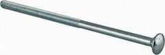 Value Collection - 1/2-13 UNC 11" Length Under Head, Standard Square Neck, Carriage Bolt - Grade 2 Steel, Zinc-Plated Finish - Makers Industrial Supply