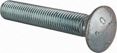 Value Collection - 3/4-10 UNC 4-1/2" Length Under Head, Standard Square Neck, Carriage Bolt - Grade 2 Steel, Zinc-Plated Finish - Makers Industrial Supply