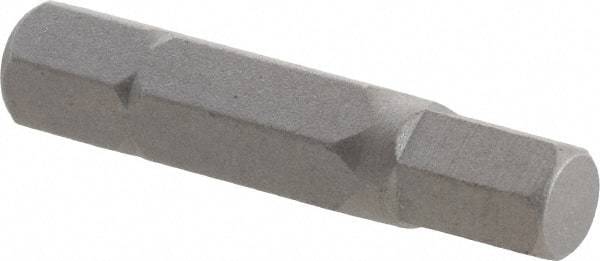 Irwin - 7/32" Hex Screwdriver Bit - 1/4" Drive, 1-1/4" OAL - Makers Industrial Supply