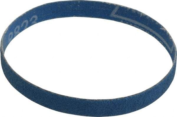 Norton - 1/2" Wide x 12" OAL, 60 Grit, Zirconia Alumina Abrasive Belt - Zirconia Alumina, Medium, Coated, X Weighted Cloth Backing, Series R823 - Makers Industrial Supply