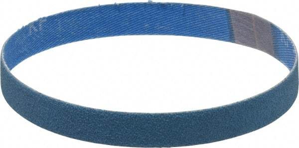 Norton - 1/2" Wide x 12" OAL, 100 Grit, Zirconia Alumina Abrasive Belt - Zirconia Alumina, Fine, Coated, X Weighted Cloth Backing, Series R823 - Makers Industrial Supply