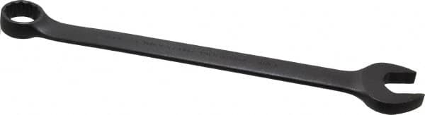 Proto - 1-1/8" 12 Point Combination Wrench - 15° Offset Angle, 15-7/8" OAL, Steel, Black Finish - Makers Industrial Supply