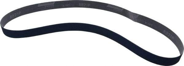 Norton - 1" Wide x 42" OAL, 80 Grit, Zirconia Alumina Abrasive Belt - Zirconia Alumina, Medium, Coated, Y Weighted Cloth Backing, Dry, Series R821 - Makers Industrial Supply