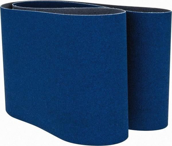 Norton - 6" Wide x 48" OAL, 80 Grit, Zirconia Alumina Abrasive Belt - Zirconia Alumina, Medium, Coated, Y Weighted Cloth Backing, Dry, Series R821 - Makers Industrial Supply