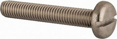 Value Collection - M8x1.25 Metric Coarse, 50mm Length Under Head Slotted Drive Machine Screw - Pan Head, Grade 18-8 & A2 Stainless Steel, Uncoated, Without Washer - Makers Industrial Supply