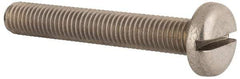 Value Collection - M10x1.50 Metric Coarse, 65mm Length Under Head Slotted Drive Machine Screw - Pan Head, Grade 18-8 & A2 Stainless Steel, Uncoated, Without Washer - Makers Industrial Supply