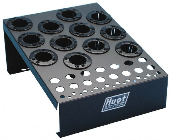 Huot - 12-1/2 Inches Width x 6-3/4 Inches Height NC Tool Holder and DA Collet Rack - Makers Industrial Supply