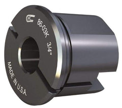 Global CNC Industries - 1-1/2" OD, 1-7/16" Length Under Head, Type K Lathe Tool Holder Bushing - Type K, 5/8 Inch Tap - Exact Industrial Supply