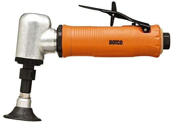 Dotco - 1/2" Wheel Diam, 25,000 RPM, Pneumatic Angle & Disc Grinder - Rear Exhaust - Makers Industrial Supply