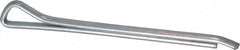 Made in USA - 1/8" Diam x 1-3/4" Long Hammerlock Cotter Pin - Grade 2, Zinc-Plated, Steel - Makers Industrial Supply