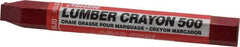 Markal - Clay Based Lumber Crayon - Red - Makers Industrial Supply