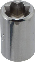 Proto - 5/16", 1/4" Drive, Standard Hand Socket - 8 Points, 7/8" OAL, Chrome Finish - Makers Industrial Supply