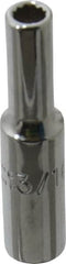 Proto - 1-1/2", 1/2" Drive, Deep Hand Socket - 12 Points, 2" OAL, Chrome Finish - Makers Industrial Supply