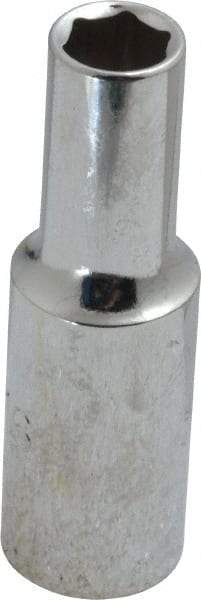 Proto - 5/16", 3/8" Drive, Deep Hand Socket - 6 Points, 2-1/8" OAL, Chrome Finish - Makers Industrial Supply