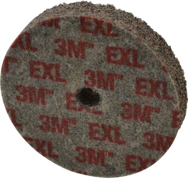 3M - 3" Diam, 1/2" Face Width, 3/8" Center Hole, Very Coarse Grade, Aluminum Oxide Deburring Wheel - Unitized, Hard Density 8 Grade, 15,100 RPM - Makers Industrial Supply