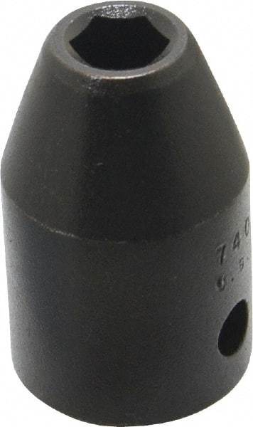 Proto - 1/2" Drive 8mm Standard Impact Socket - 6 Points, 1-1/2" OAL - Makers Industrial Supply