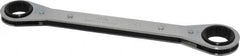 Proto - 3/4" x 7/8" 12 Point Ratcheting Box Wrench - Double End, 9-1/4" OAL, Steel - Makers Industrial Supply