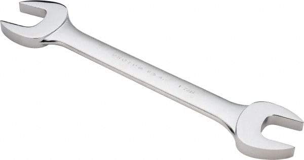 Proto - 1-7/8" x 2" Standard Open End Wrench - 20" OAL, Double End, Satin Finish, 15° Head Angle - Makers Industrial Supply