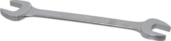 Proto - 24mm x 26mm Standard Open End Wrench - 11-3/8" OAL, Double End, Satin Finish, 15° Head Angle - Makers Industrial Supply