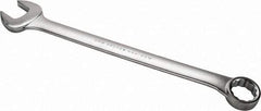 Proto - 2-3/16" 12 Point Offset Combination Wrench - 15° Offset Angle, 29-1/2" OAL, Steel, Satin Finish - Makers Industrial Supply