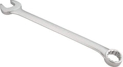 Proto - 2-1/4" 12 Point Offset Combination Wrench - 15° Offset Angle, 29-1/2" OAL, Steel, Satin Finish - Makers Industrial Supply