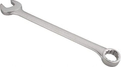 Proto - 2-3/8" 12 Point Offset Combination Wrench - 15° Offset Angle, 31-1/2" OAL, Steel, Satin Finish - Makers Industrial Supply