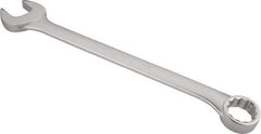 Proto - 2-1/2" 12 Point Offset Combination Wrench - 15° Offset Angle, 31-1/2" OAL, Steel, Satin Finish - Makers Industrial Supply