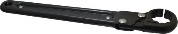 Proto - 1", Black Finish, Ratcheting Flare Nut Wrench - 12 Points, 9-3/8" OAL, Steel, Single End Head - Makers Industrial Supply