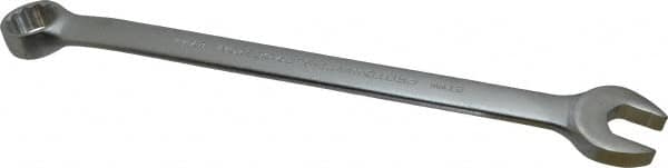 Proto - 27mm 12 Point Combination Wrench - 15° Offset Angle, 14-7/8" OAL, Steel, Satin Finish - Makers Industrial Supply