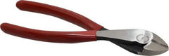 Proto - 7-5/16" OAL, Diagonal Cutter - 23/32" Jaw Length x 7/8" Jaw Width, Round Head, Plastisol Handle - Makers Industrial Supply