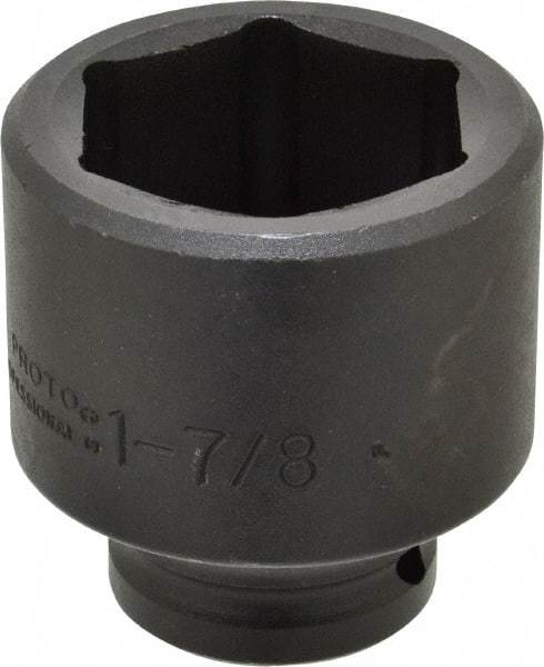 Proto - 3/4" Drive 1-7/8" Standard Impact Socket - 6 Points, 2-13/16" OAL - Makers Industrial Supply