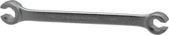 Proto - 3/8 x 7/16", Chrome Finish, Open End Flare Nut Wrench - 6 Points, 6-1/4" OAL, Steel, Double End Head - Makers Industrial Supply