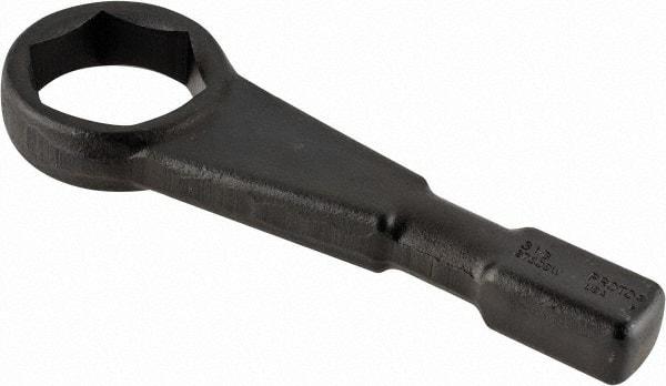 Proto - 3-1/8" 6 Point Striking Box Wrench - Single End, 4-31/64" Head Diam, 13-13/16" OAL, Steel, Black Finish - Makers Industrial Supply