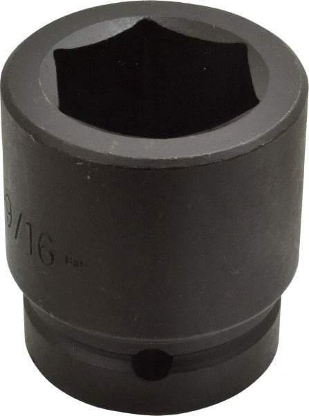 Proto - 1" Drive 1-9/16" Standard Impact Socket - 6 Points, 2-5/8" OAL - Makers Industrial Supply