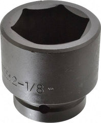 Proto - 1" Drive 2-1/8" Standard Impact Socket - 6 Points, 3-3/32" OAL - Makers Industrial Supply