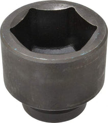 Proto - 1" Drive 2-1/2" Standard Impact Socket - 6 Points, 3-1/2" OAL - Makers Industrial Supply