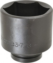 Proto - 1" Drive 3-7/8" Standard Impact Socket - 6 Points, 5" OAL - Makers Industrial Supply