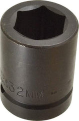 Proto - 1" Drive 32mm Standard Impact Socket - 6 Points, 2-7/16" OAL - Makers Industrial Supply