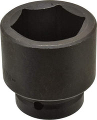 Proto - 1" Drive 55mm Standard Impact Socket - 6 Points, 3-7/64" OAL - Makers Industrial Supply