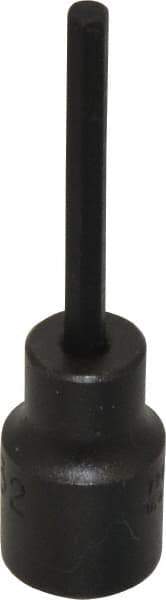 Proto - 3/8" Drive, 5/32" Impact Hex Bit Socket - 1-5/8" Bit Length, 2-23/32" OAL - Makers Industrial Supply